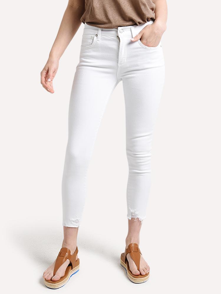 AGOLDE Sophie Crop Hi Rise Straight - Saint Bernard