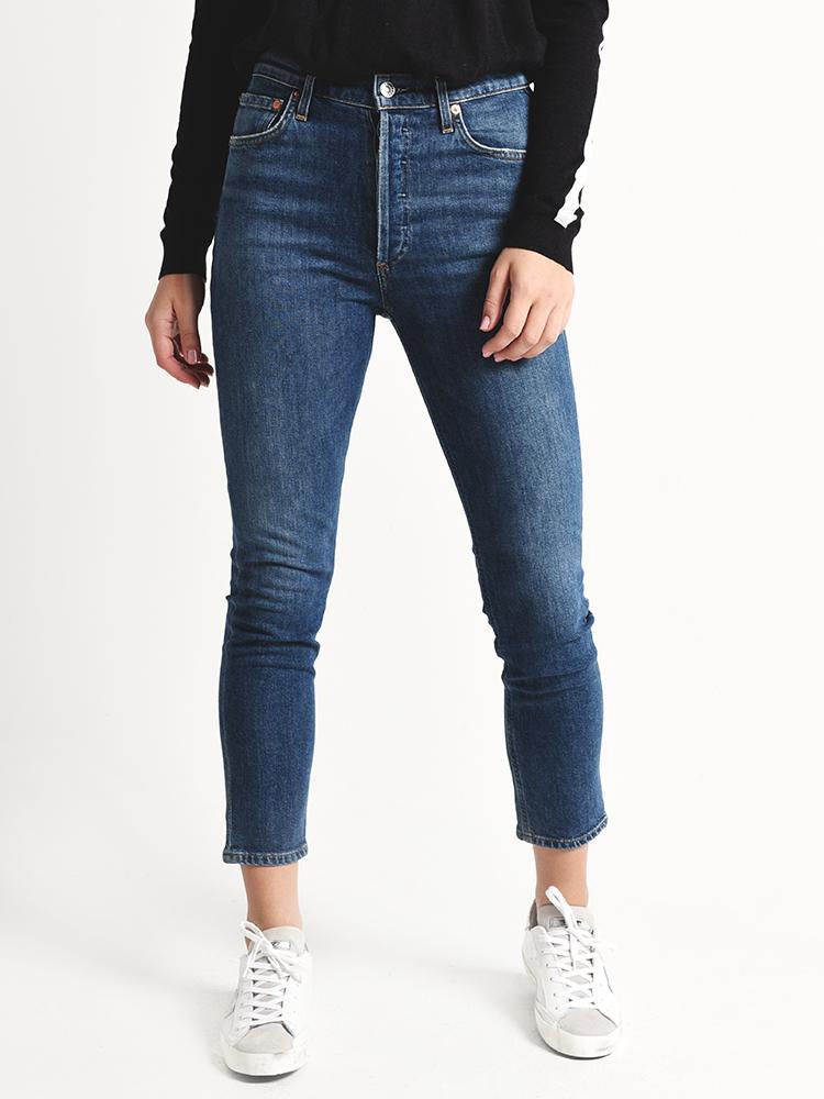 Agolde Nico Hi Rise Slim Fit Jean - Saint Bernard