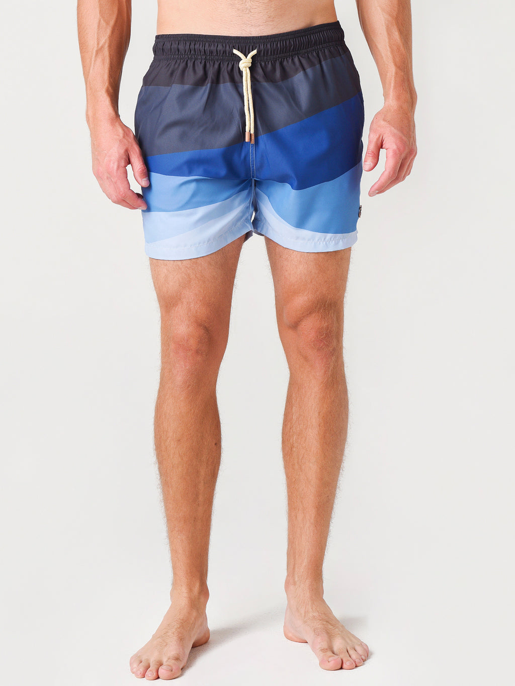 Retromarine Abstract Waves Trunk - Saint Bernard