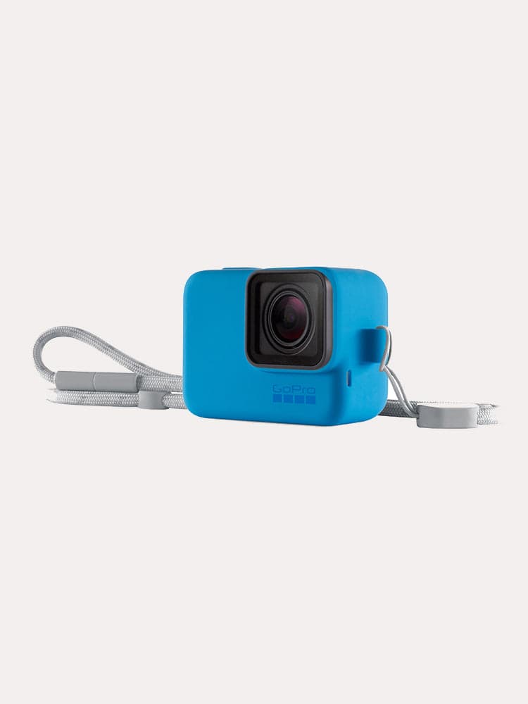 GoPro Sleeve + Lanyard (Blue) - Saint Bernard
