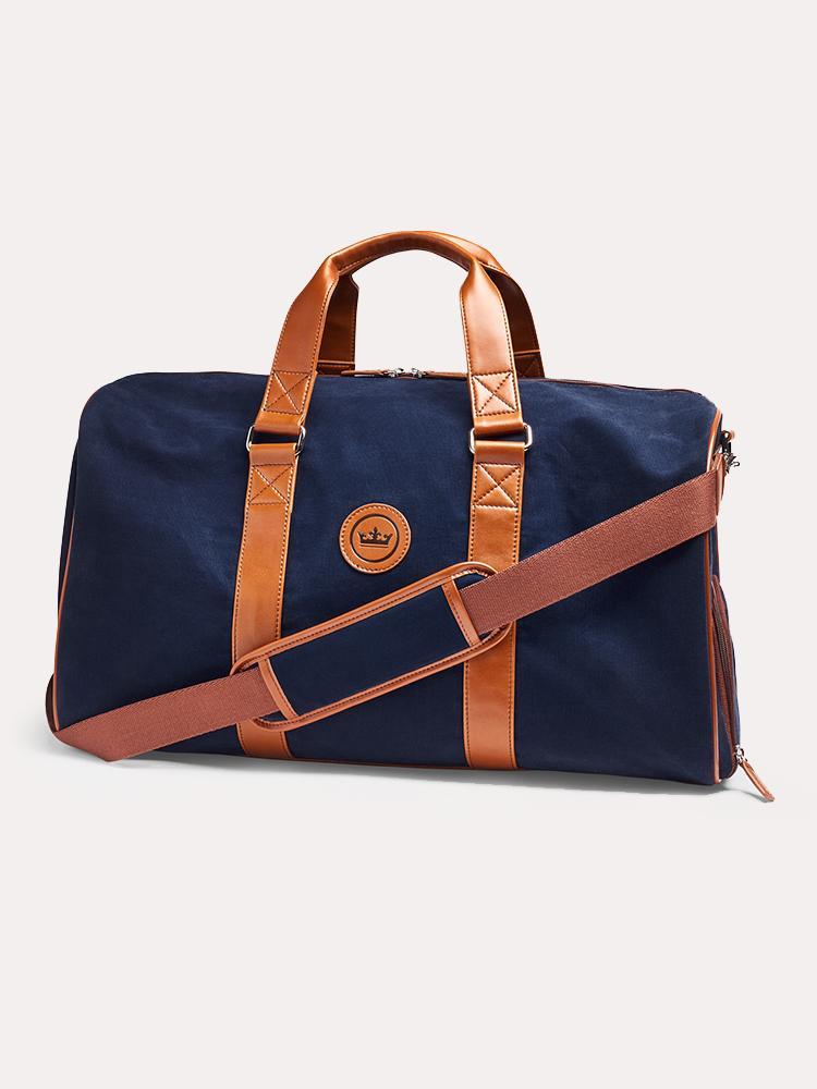 Peter Millar Crown Seal Canvas Duffel Bag - Saint Bernard