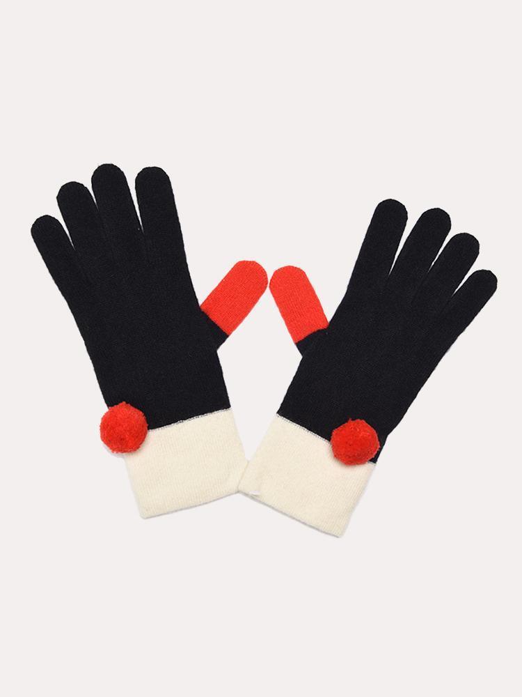 Chinti & Parker Colour Block Gloves - Saint Bernard