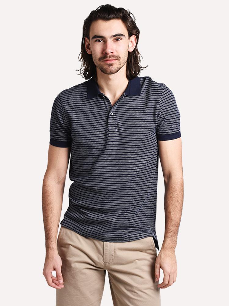 ATM Stripe Pique Polo - Saint Bernard