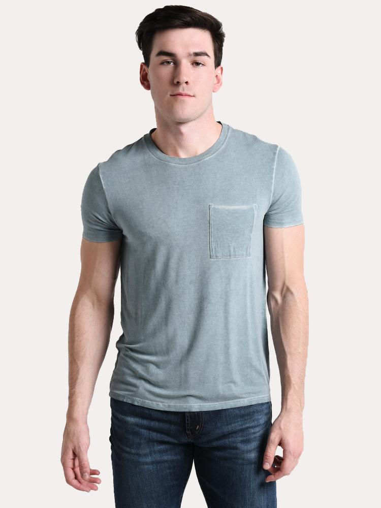 ATM Men's Sun Bleached Jersey Crew Neck Pocket Tee - Saint Bernard