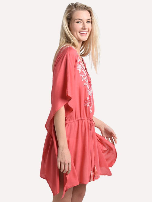 Amita Naithani Floral Crush Embroidered Tunic