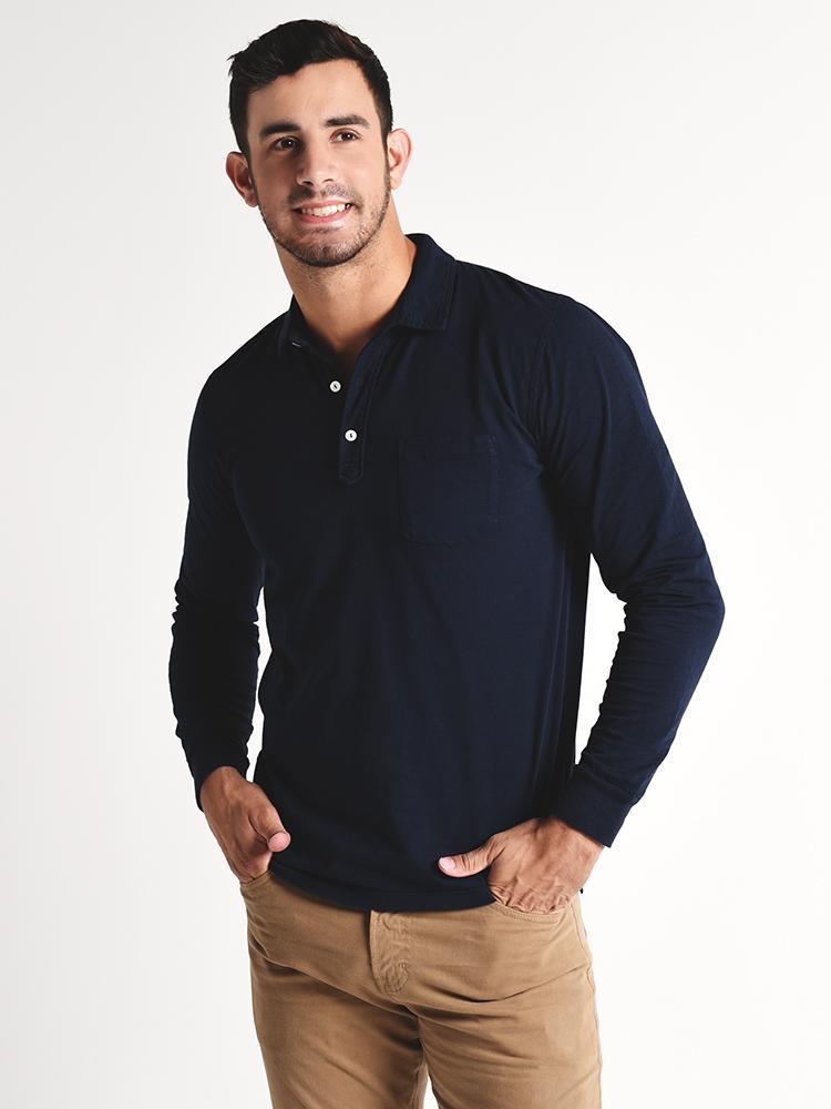 Hartford Long Sleeve Polo - Saint Bernard
