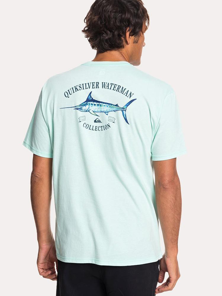 Quiksilver Men's Waterman Wave After Wave Tee - Saint Bernard