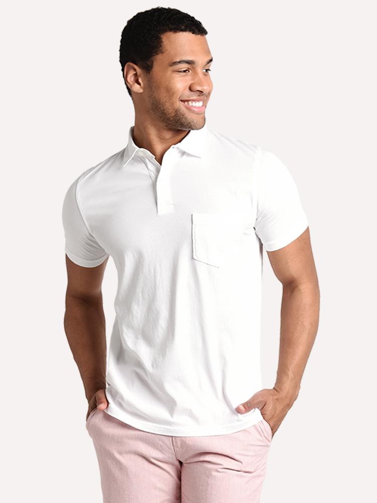 Hartford Men's Cotton Jersey Polo - Saint Bernard