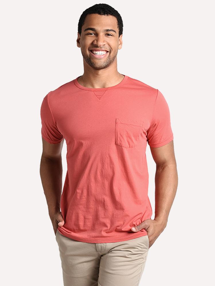 Hartford Men's Knitted Pocket Tee - Saint Bernard