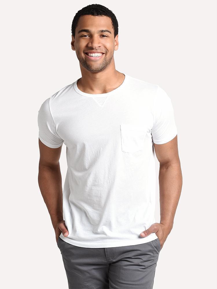 Hartford Men's Knitted Pocket Tee - Saint Bernard