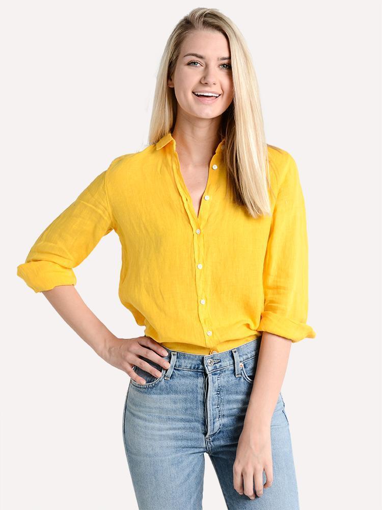 Hartford Women's Linen Corazon Shirt - Saint Bernard