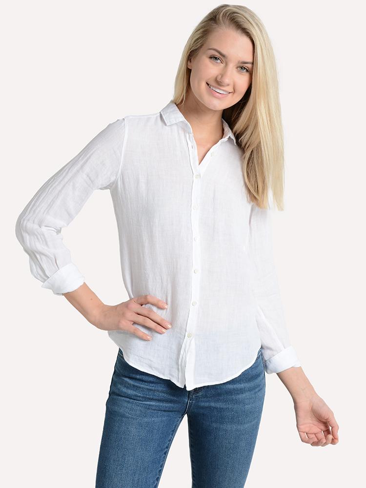 Hartford Women's Linen Corazon Shirt - Saint Bernard
