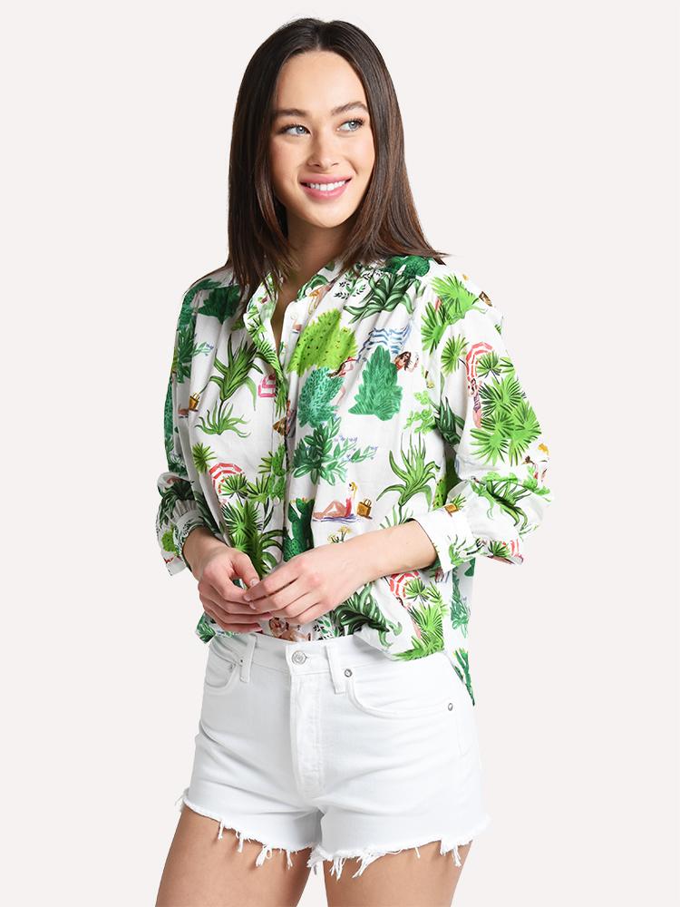 Hartford Cody Woman Woven Shirt - Saint Bernard