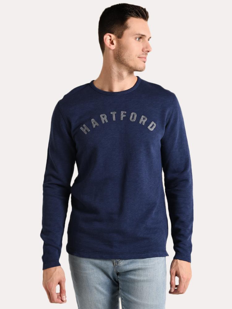 Hartford Men's Lightweight Sweatshirt With Hartford Embroidery