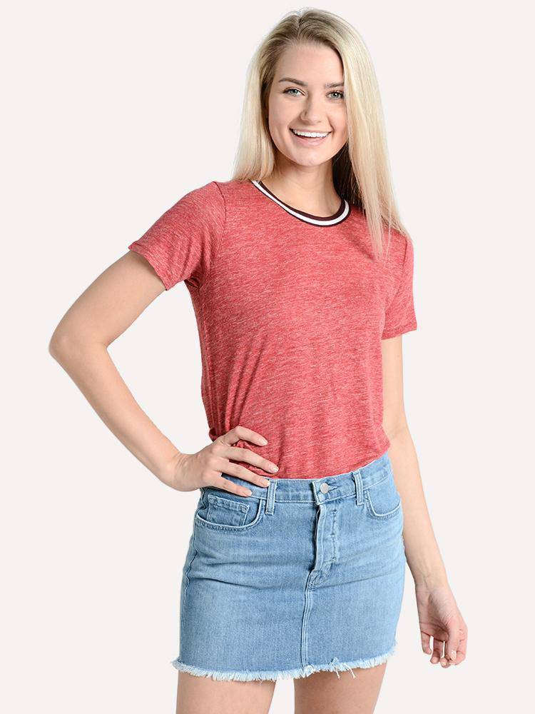 Hartford Women's Tease Linen Jersey Tee - Saint Bernard
