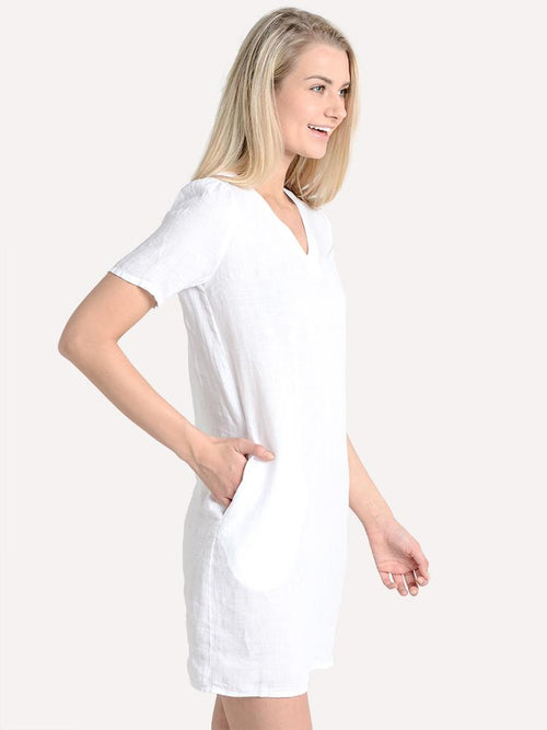 Hartford Women's Linen Straight Fit Ril Dress