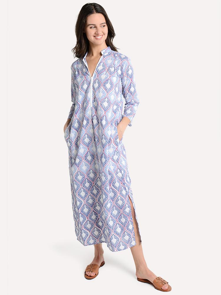 Ros Garden Asha Long Kurta - Saint Bernard