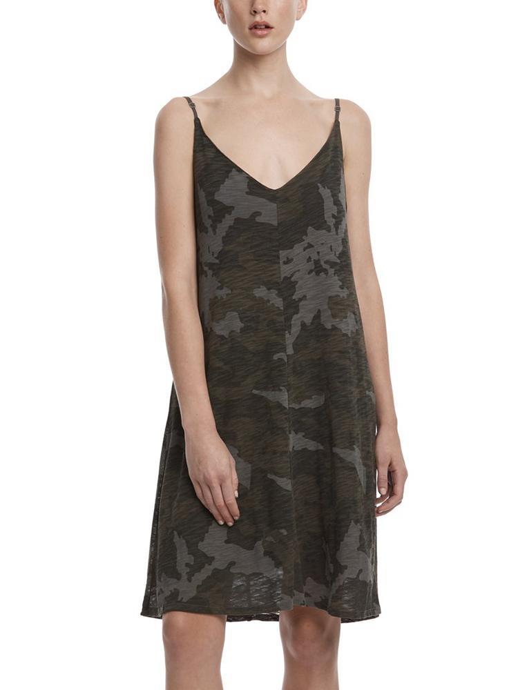 ATM Camo Slip Dress - Saint Bernard
