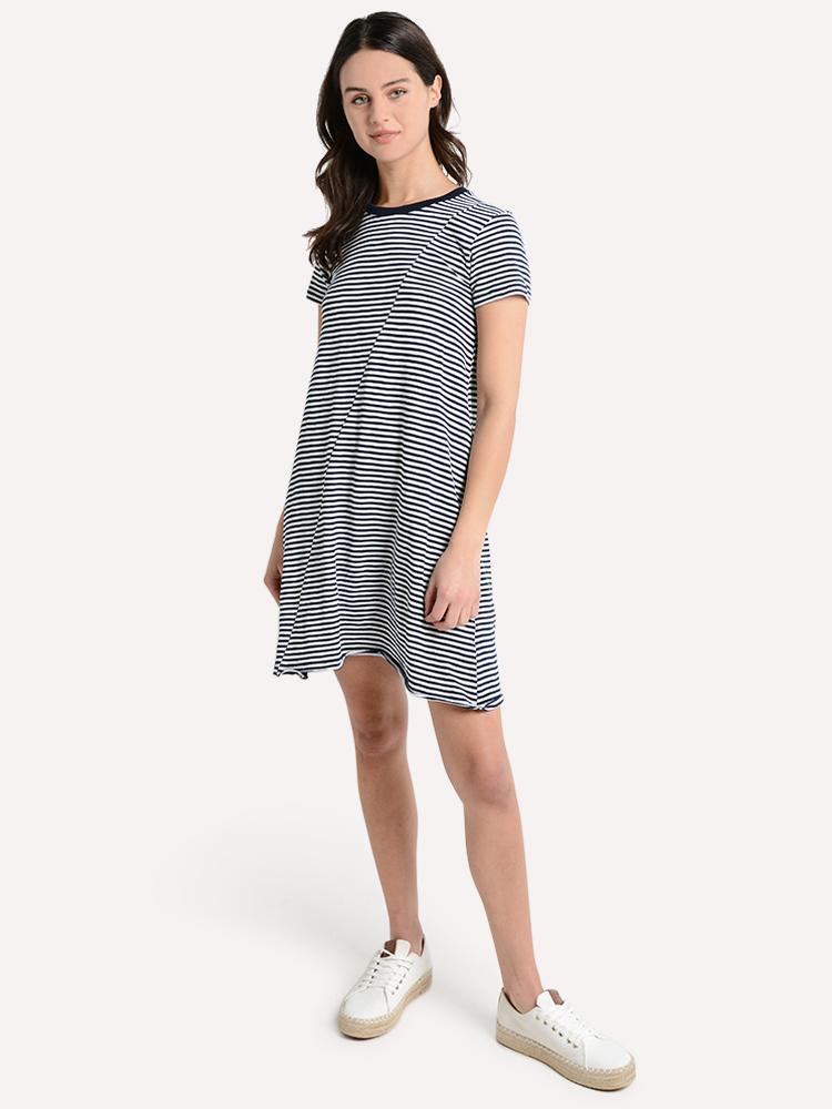 atm t shirt dress Amazing ATM navy t-shirt dress