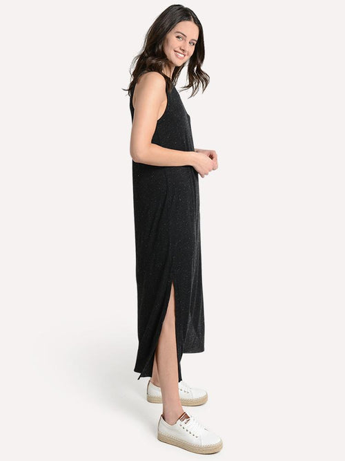 ATM Sleeveless Maxi Dress With Pockets
