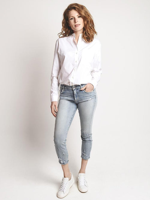 ATM Cotton Poplin Boyfriend Shirt