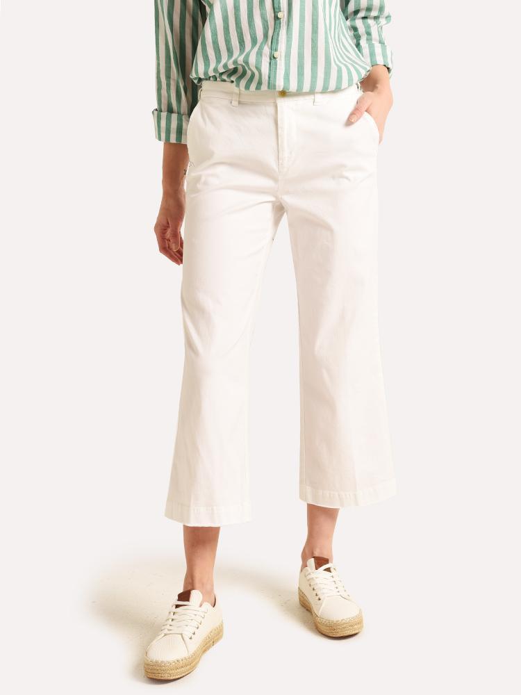 ATM Enzyme Wash Cropped Boyfriend Pant - Saint Bernard