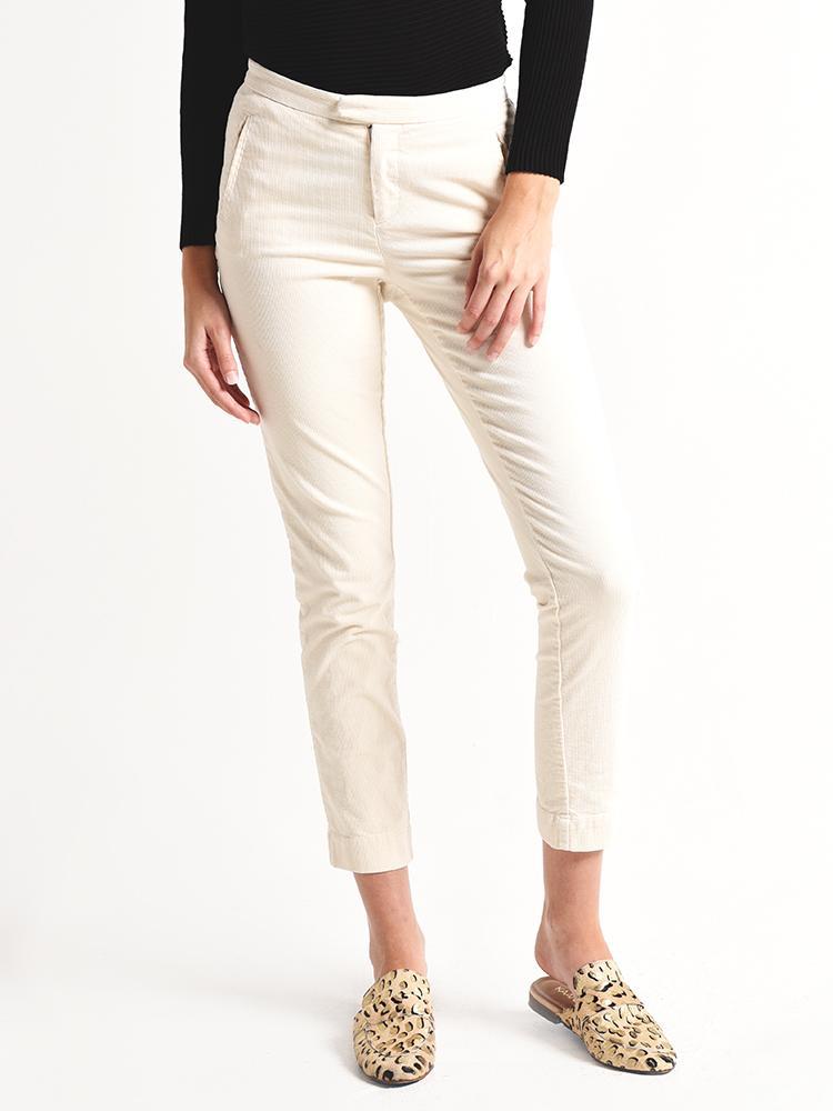ATM Women's Stretch Corduroy Slim Pant - Saint Bernard