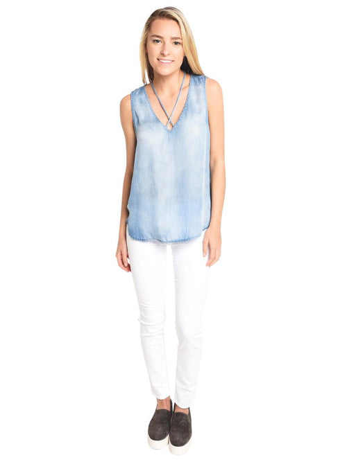 Bella Dahl Strap V Neck Tank