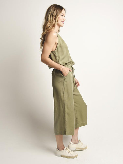 Bella Dahl Pleated Crop Leg Jumper