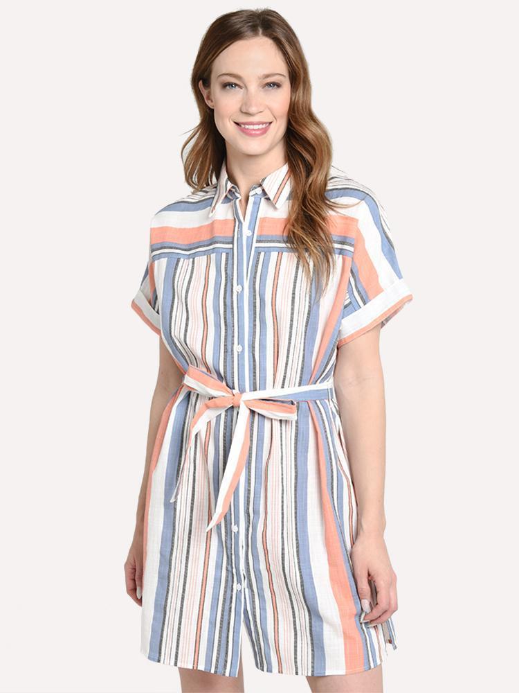 After Market Button Down Shirt Dress - Saint Bernard