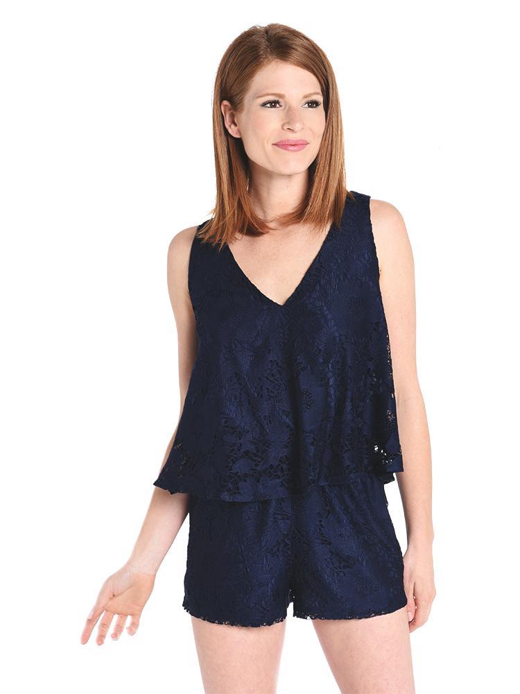 BB Dakota Jeanette Romper - Saint Bernard