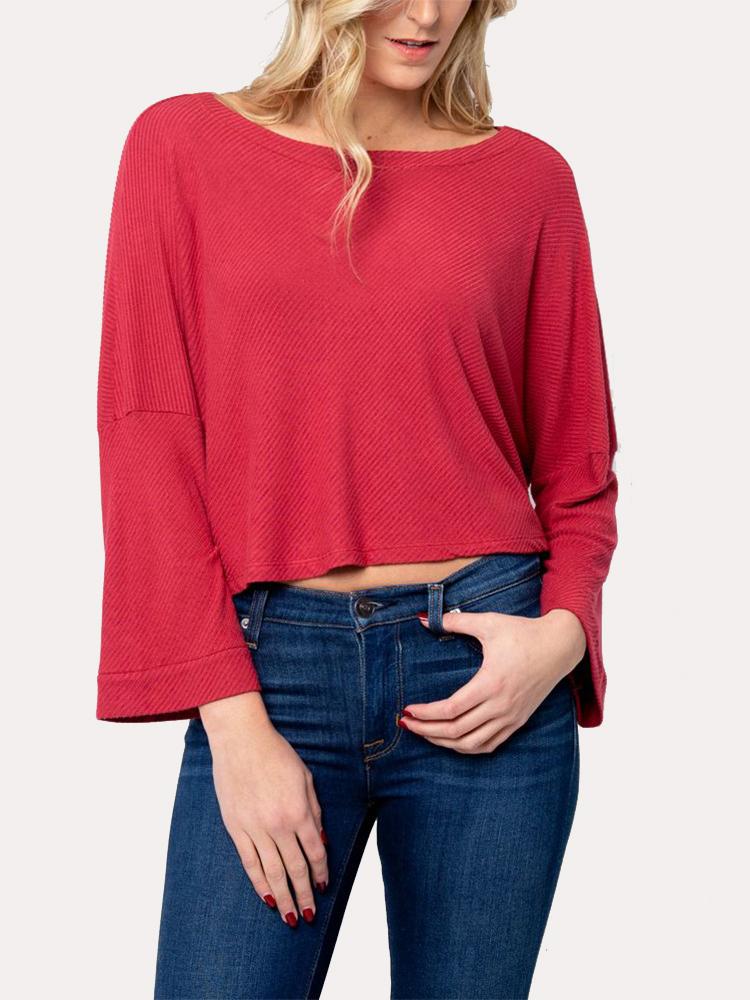 BB Dakota Hang Loose Wide Sleeve Top - Saint Bernard