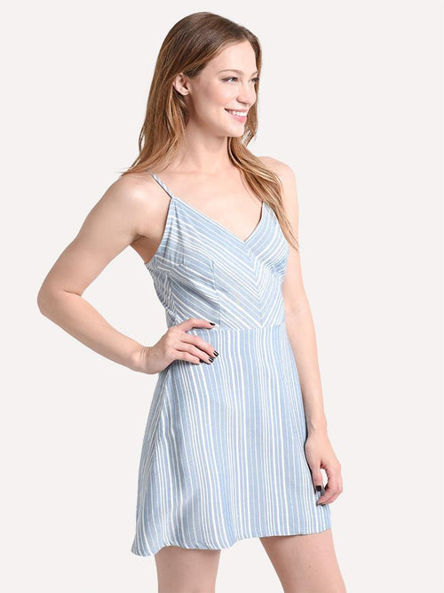 BB Dakota Fine Lines Shirt Dress