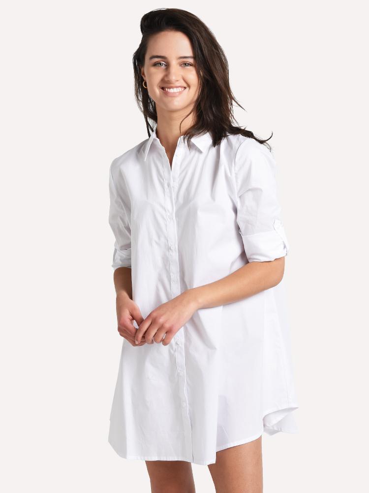 BB Dakota Every Occasion Shirt Dress - Saint Bernard