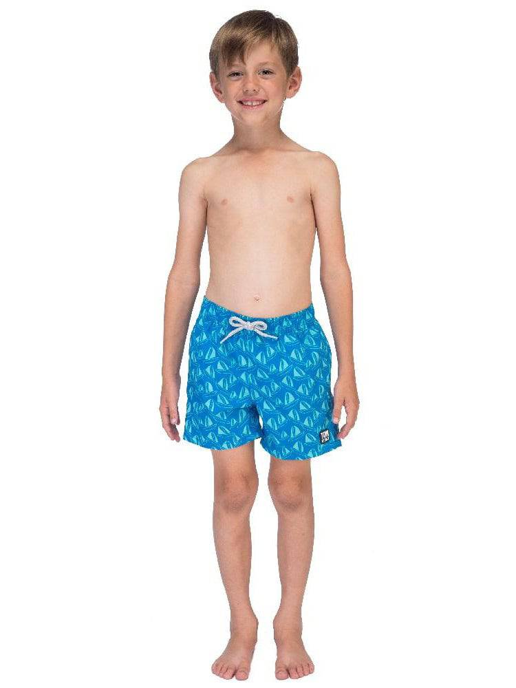 Tom & Teddy Boys' Boats Swim Trunk - Saint Bernard