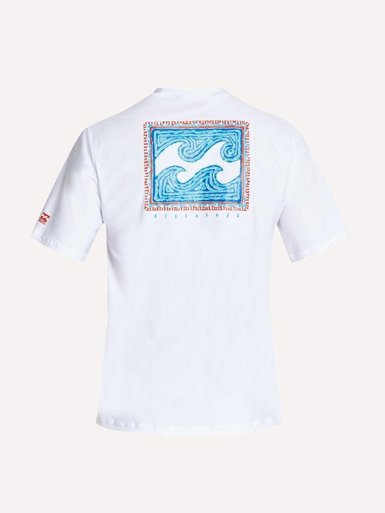 Billabong Boys' Nairobi Loose Fit Short Sleeve Rashguard - Saint Bernard