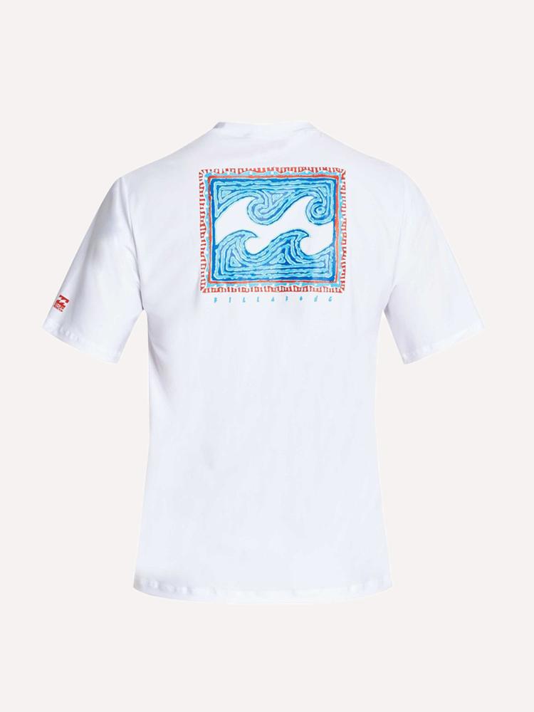 Billabong Boys' Nairobi Loose Fit Short Sleeve Rashguard - Saint Bernard