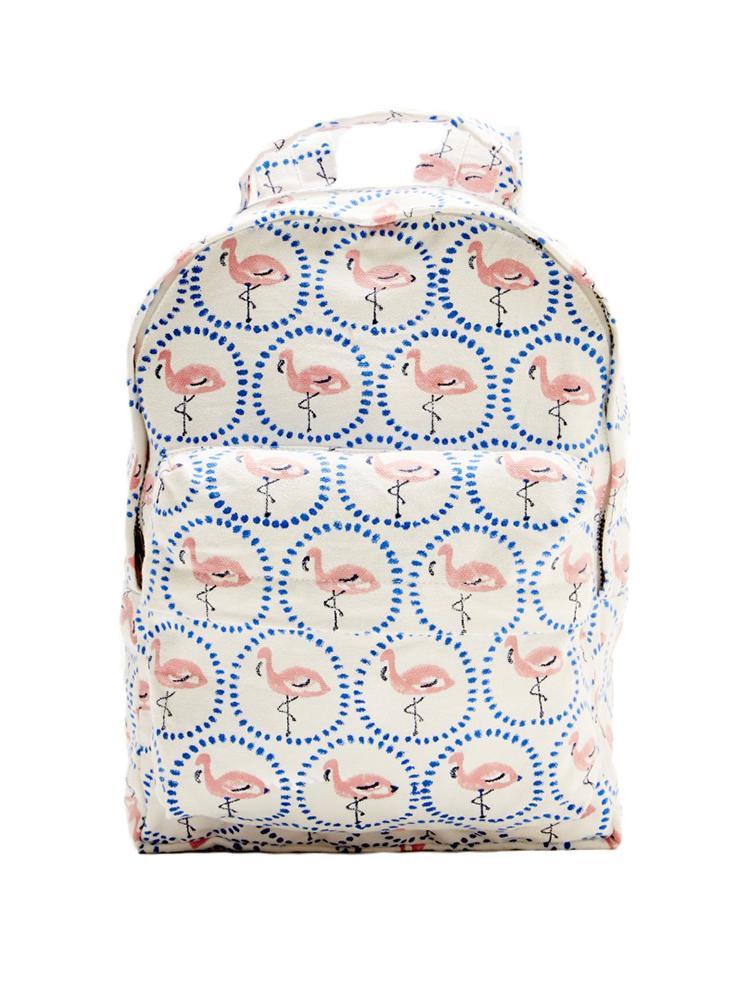 Roller Rabbit Flamingo Circle Kobe Backpack