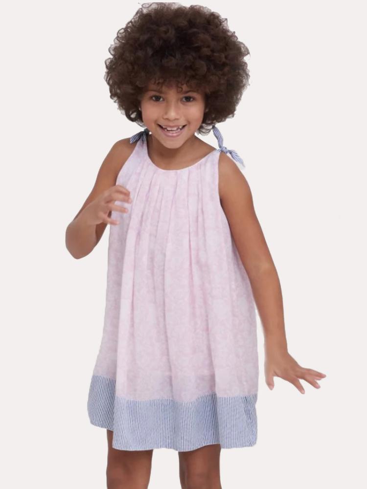 Roller Rabbit Girl's Nora Farrow Dress - Saint Bernard