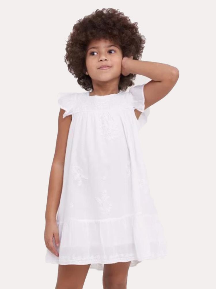Roller Rabbit Girls' Cindia Dress - Saint Bernard