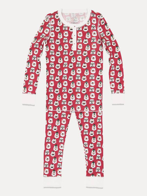 Roller Rabbit Kid's Bearry Holidays Pajamas