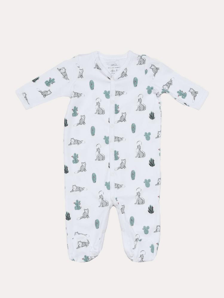 Roller Rabbit Infant Awoo Footie Pajamas