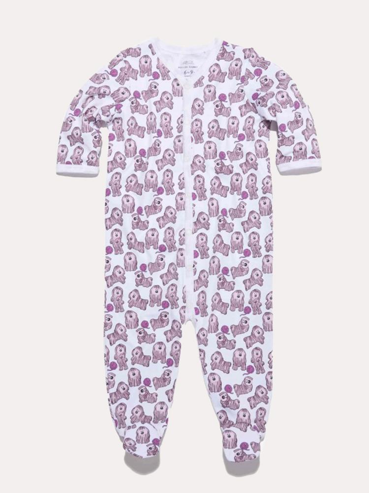 Roller Rabbit Infant Shaggy The Dog Footie Pajamas - Saint Bernard