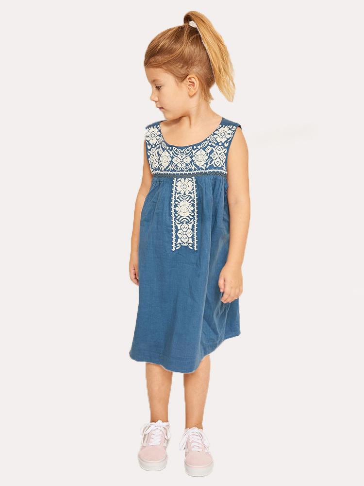 Roller Rabbit Girls' Renu Dress - Saint Bernard