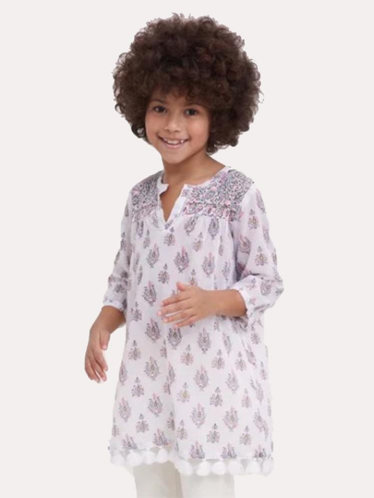 Roller Rabbit Girls' August Serafina Tunic - Saint Bernard