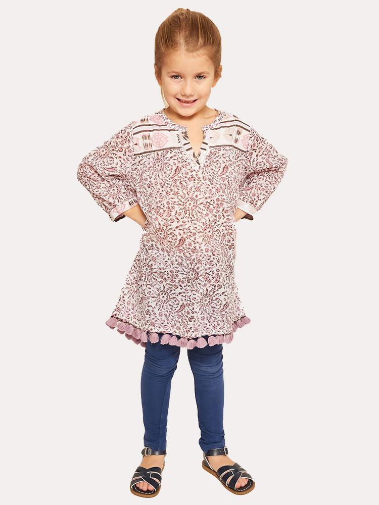 Roller Rabbit Girls' My Serafina Tunic - Saint Bernard