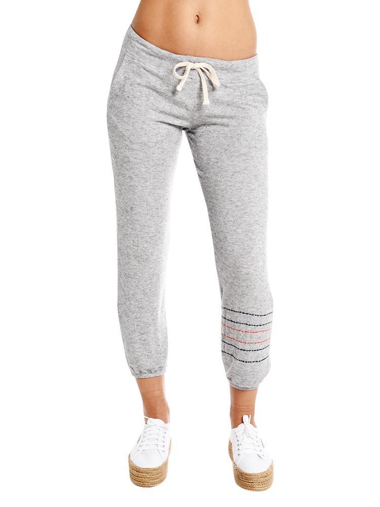 Sundry Embroidered Stripe Pocket Sweatpant - Saint Bernard