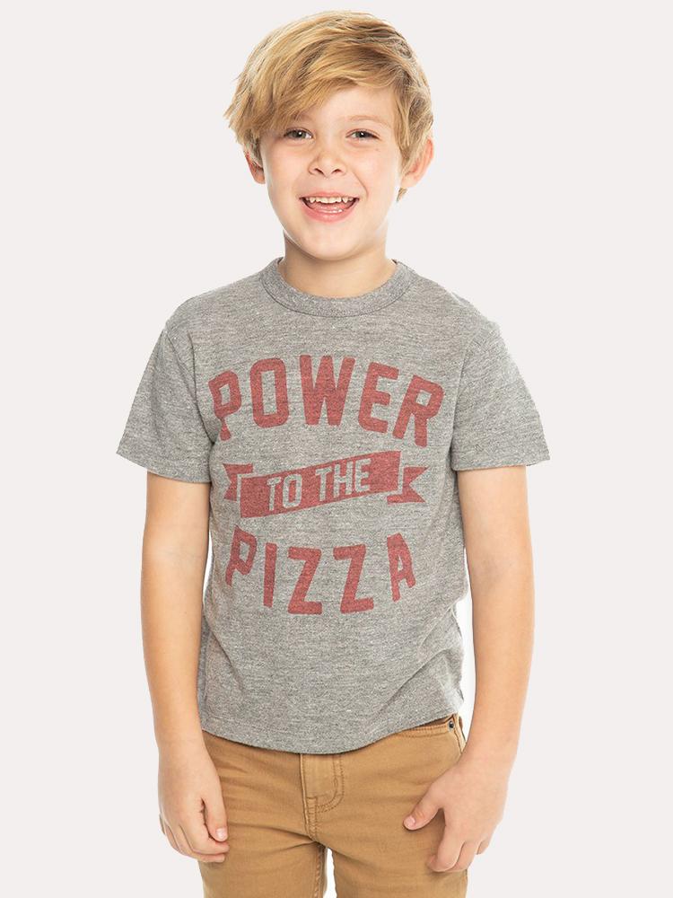 Chaser Boys' Triblend Crew Neck Short Sleeve Tee Streaky Grey - Saint Bernard