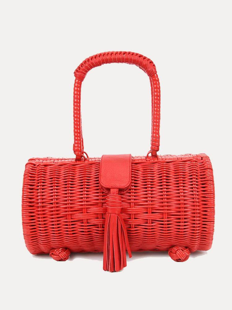Cleobella Clarissa Wicker Bag - Saint Bernard