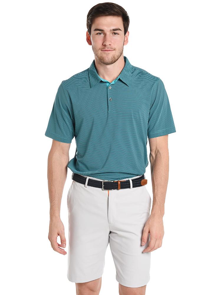 Adidas Adipure Stipe Polo - Saint Bernard